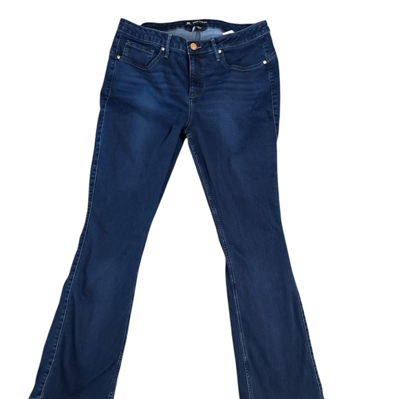 Lee Blue Flare Wide Leg Jeans - Picture 1 of 5